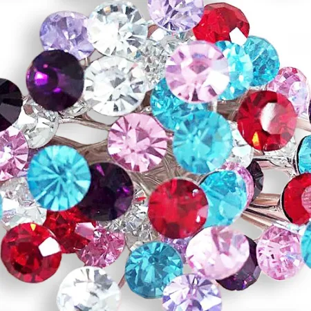 Шпилька с большим стразом