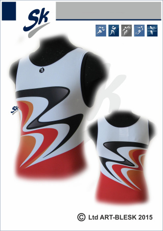 белый красный